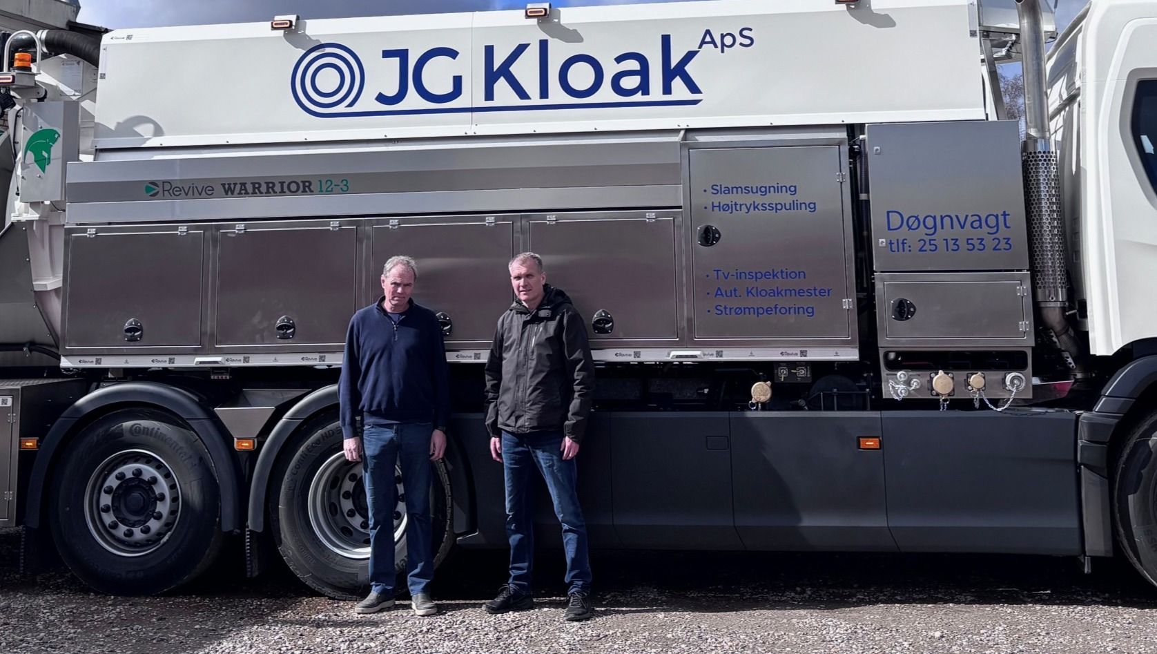 Custom Revive Warrior Delivered to JG Kloak ApS