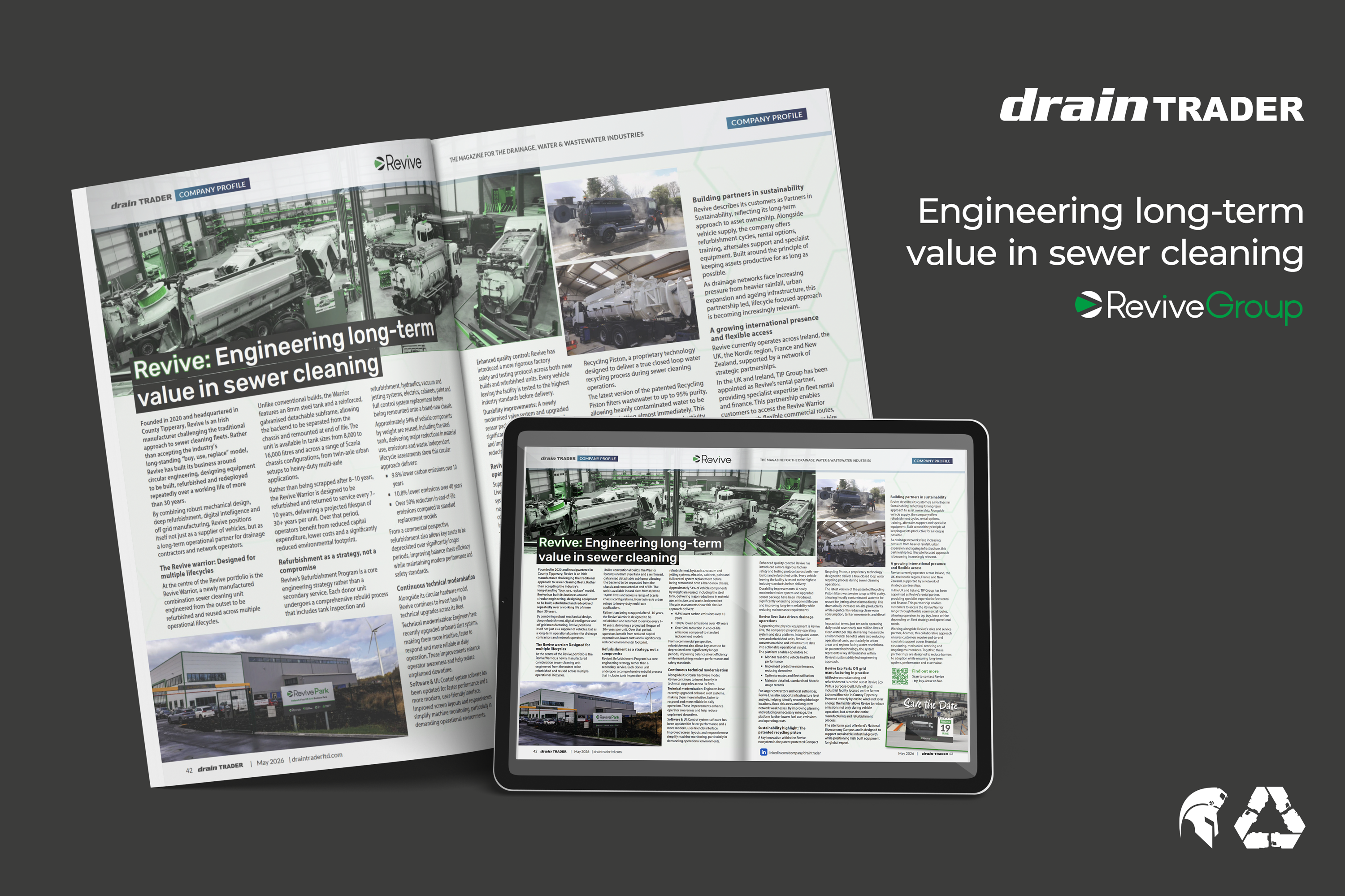 Revive Group Featured in Drain Trader Magazine May 2026 Issue