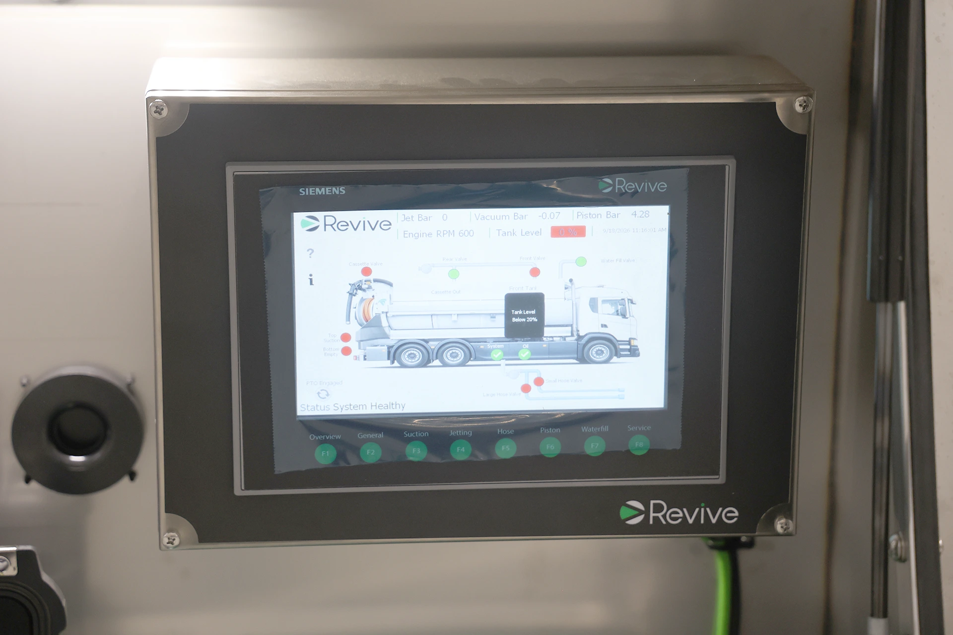 PTO transmission panel on Revive Super Warrior 16-4